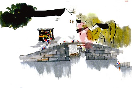 小时眺望远方,长大怀念故乡